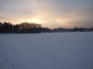 Jezioro zimą 